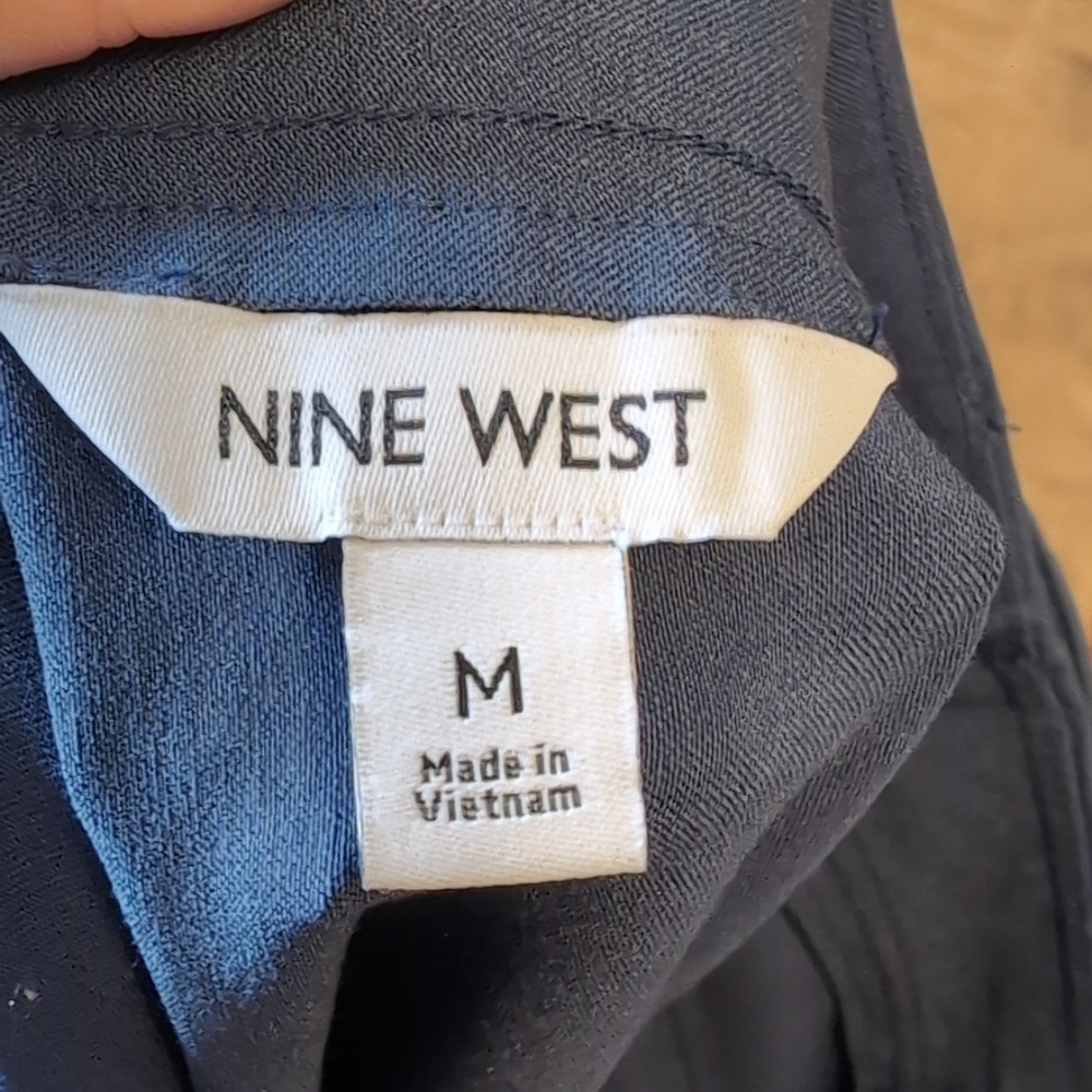 Nine West Snap Up Front Mini Skirt with Belt - Picture 5 of 7